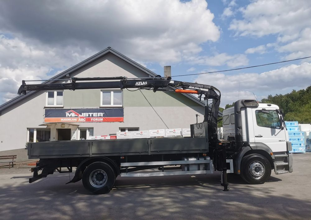 Mercedes-Benz Atego 1823 żuraw HDS Atlas 105.2 koła 315/80R22,5 - Φορτηγό με ανοιχτή καρότσα, Φορτηγό με γερανό: φωτογραφία 3 Mercedes-Benz Atego 1823 żuraw HDS Atlas 105.2 koła 315/80R22,5 - Φορτηγό με ανοιχτή καρότσα, Φορτηγό με γερανό: φωτογραφία 3