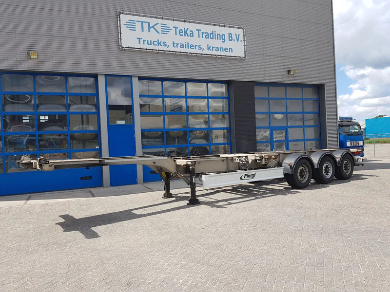 Fliegl SDS 380 MULTI BPW Disc Lift axle - Επικαθήμενο μεταφοράς εμπορευματοκιβωτίων/ Κινητό αμάξωμα: φωτογραφία 1 Fliegl SDS 380 MULTI BPW Disc Lift axle - Επικαθήμενο μεταφοράς εμπορευματοκιβωτίων/ Κινητό αμάξωμα: φωτογραφία 1