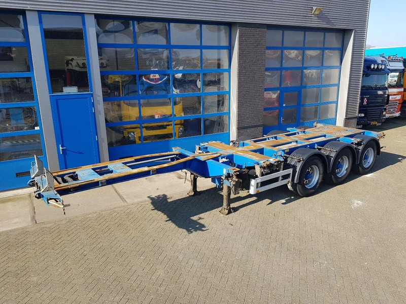 Pacton T3-010 Multi chassis Liftas BPW drum - Επικαθήμενο μεταφοράς εμπορευματοκιβωτίων/ Κινητό αμάξωμα: φωτογραφία 1 Pacton T3-010 Multi chassis Liftas BPW drum - Επικαθήμενο μεταφοράς εμπορευματοκιβωτίων/ Κινητό αμάξωμα: φωτογραφία 1