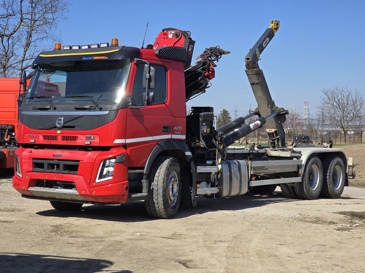VOLVO FMX 420 6X4 / HIAB 144B-hiduo / hook system - Φορτηγό φόρτωσης γάντζου, Φορτηγό με γερανό: φωτογραφία 3 VOLVO FMX 420 6X4 / HIAB 144B-hiduo / hook system - Φορτηγό φόρτωσης γάντζου, Φορτηγό με γερανό: φωτογραφία 3