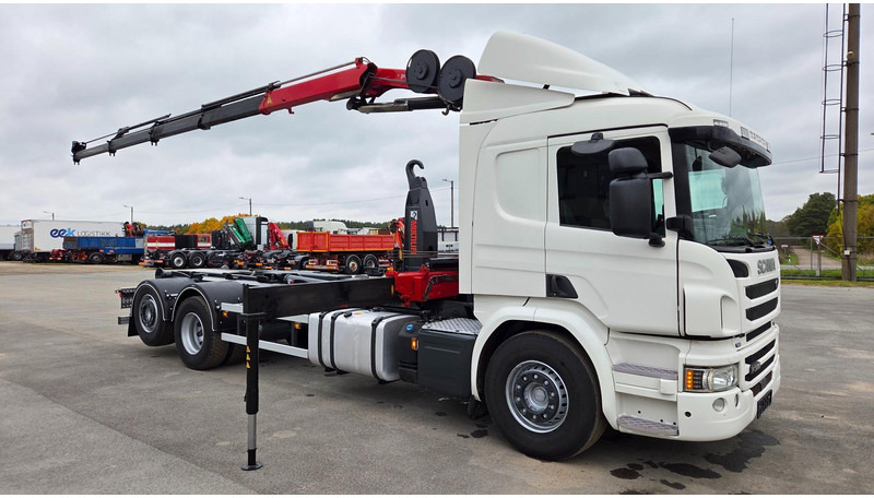 Scania P370 6X2*4 HMF 1730 - Φορτηγό φόρτωσης γάντζου, Φορτηγό με γερανό: φωτογραφία 2 Scania P370 6X2*4 HMF 1730 - Φορτηγό φόρτωσης γάντζου, Φορτηγό με γερανό: φωτογραφία 2