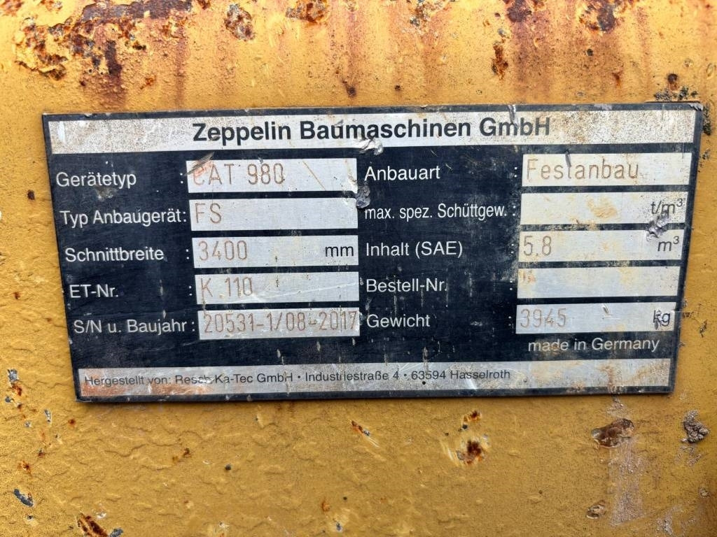 Ελαστιχοφόρος φορτωτής CAT 980: φωτογραφία 13 Ελαστιχοφόρος φορτωτής CAT 980: φωτογραφία 13