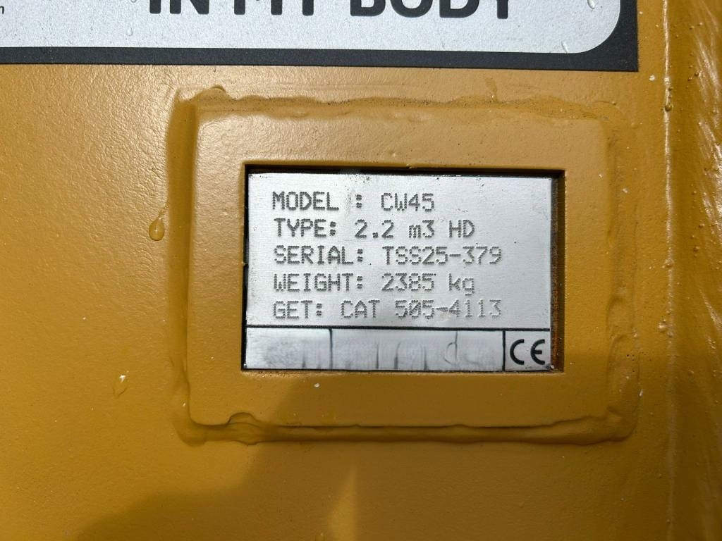 CW 45 Rock Bucket - Κουβάς για Κατασκευή μηχανήματα: φωτογραφία 5 CW 45 Rock Bucket - Κουβάς για Κατασκευή μηχανήματα: φωτογραφία 5