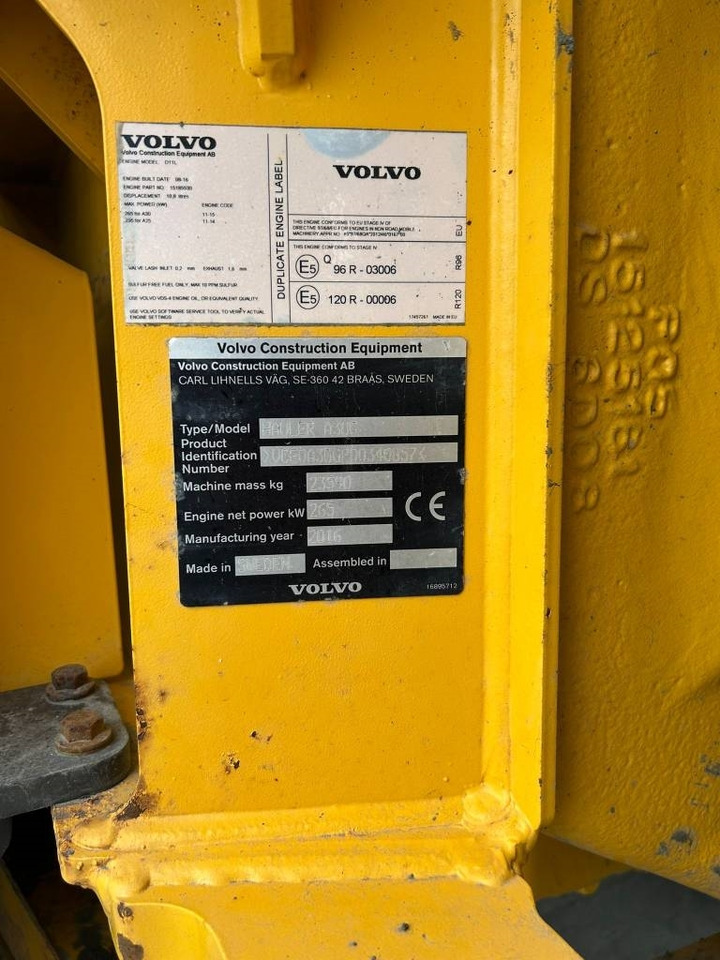 Volvo A 30 G (Under Preparation) - Αρθρωτό φορτηγό: φωτογραφία 2 Volvo A 30 G (Under Preparation) - Αρθρωτό φορτηγό: φωτογραφία 2