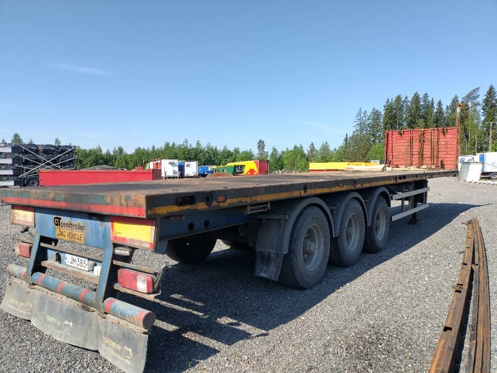 GT trailer Vahva tasalava,hyvillä sidontapisteillä - Επικαθήμενο πλατφόρμα/ Καρότσα: φωτογραφία 2 GT trailer Vahva tasalava,hyvillä sidontapisteillä - Επικαθήμενο πλατφόρμα/ Καρότσα: φωτογραφία 2