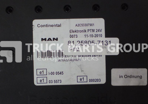 MAN TGX, TGL, TGM, TGL EURO5, EURO6 emission PTM control unit, PTM3, control unit - Ηλεκτρονική μονάδα ελέγχου για Φορτηγό: φωτογραφία 2 MAN TGX, TGL, TGM, TGL EURO5, EURO6 emission PTM control unit, PTM3, control unit - Ηλεκτρονική μονάδα ελέγχου για Φορτηγό: φωτογραφία 2