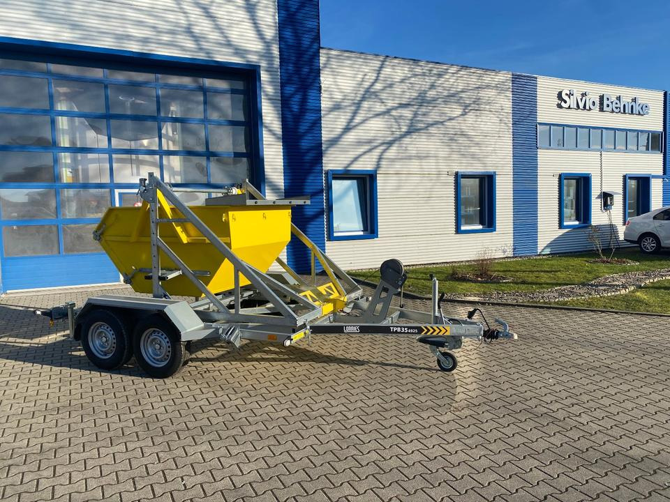 Lorries Kabelanhänger mit Baucontainer 3500KG *INKL.19% MWST*SOFORT VERFÜGBAR!* - Ρυμουλκούμενο μεταφοράς τυμπάνου καλωδίου: φωτογραφία 1 Lorries Kabelanhänger mit Baucontainer 3500KG *INKL.19% MWST*SOFORT VERFÜGBAR!* - Ρυμουλκούμενο μεταφοράς τυμπάνου καλωδίου: φωτογραφία 1