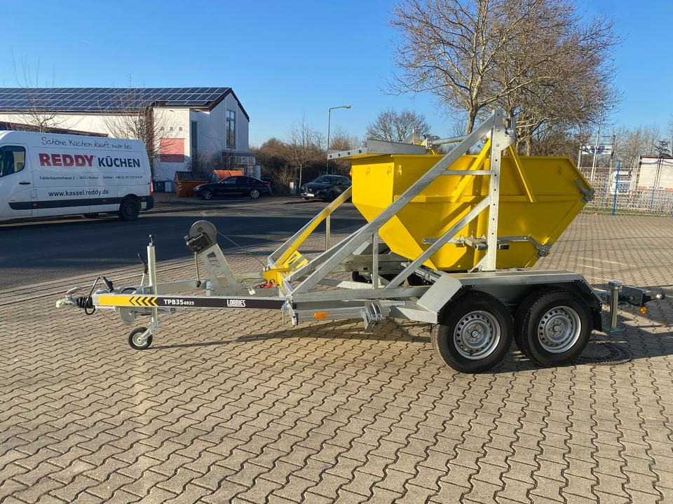 Lorries Kabelanhänger mit Baucontainer 3500KG *INKL.19% MWST*SOFORT VERFÜGBAR!* - Ρυμουλκούμενο μεταφοράς τυμπάνου καλωδίου: φωτογραφία 4 Lorries Kabelanhänger mit Baucontainer 3500KG *INKL.19% MWST*SOFORT VERFÜGBAR!* - Ρυμουλκούμενο μεταφοράς τυμπάνου καλωδίου: φωτογραφία 4