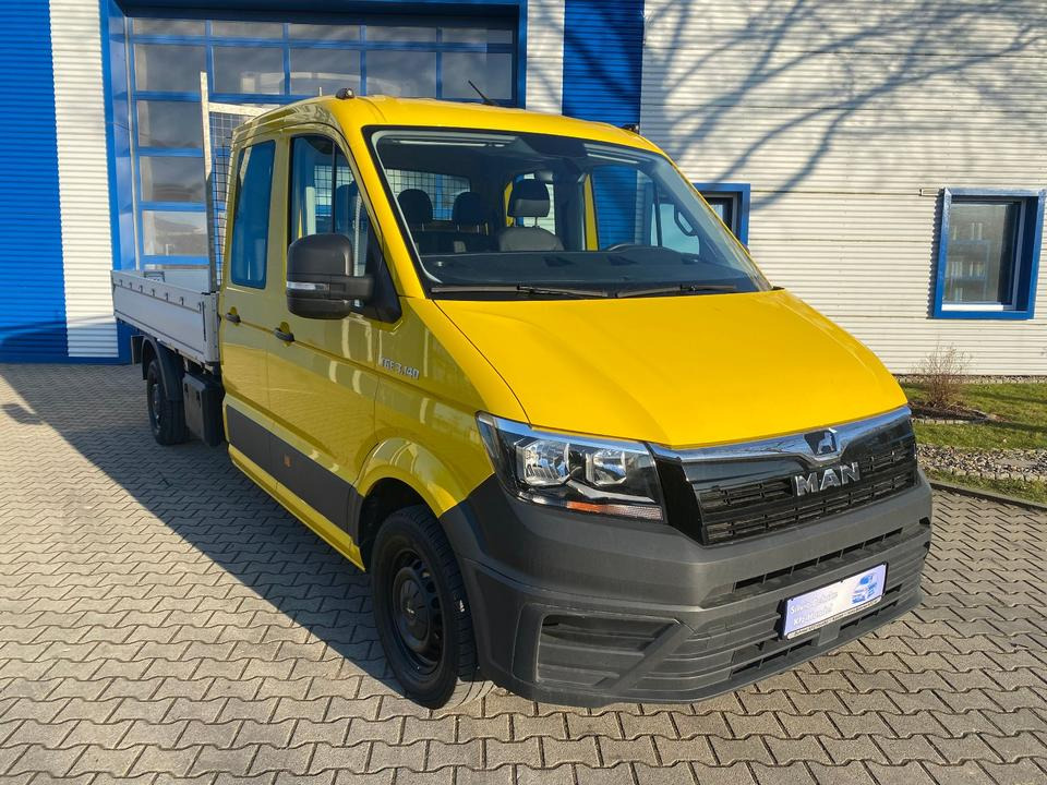 MAN TGE 3.140 Doka Pritsche Lang *STANDHZG* AHK*24 MONATE GARANTIE*1.HAND*INKL.19% MWST*SOFORT!* - Μικρό φορτηγό με καρότσα, Διπλοκάμπινο ελαφρύ επαγγελματικό: φωτογραφία 2 MAN TGE 3.140 Doka Pritsche Lang *STANDHZG* AHK*24 MONATE GARANTIE*1.HAND*INKL.19% MWST*SOFORT!* - Μικρό φορτηγό με καρότσα, Διπλοκάμπινο ελαφρύ επαγγελματικό: φωτογραφία 2