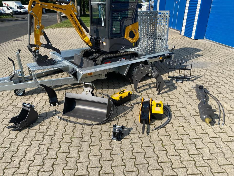 Minibagger BK1250KJSR + Tieflader + Zubehör *INKL.19% MWST*BERGER KRAUS*VERSTELLFAHRWERK* KUBOTA*SOFORT!* - Μίνι εκσκαφέας: φωτογραφία 3 Minibagger BK1250KJSR + Tieflader + Zubehör *INKL.19% MWST*BERGER KRAUS*VERSTELLFAHRWERK* KUBOTA*SOFORT!* - Μίνι εκσκαφέας: φωτογραφία 3