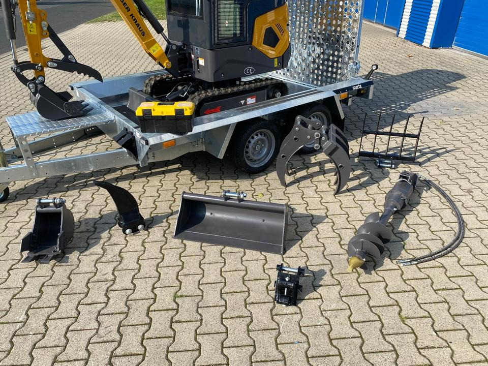 Minibagger BK1250KJSR + Tieflader + Zubehör *INKL.19% MWST*BERGER KRAUS*VERSTELLFAHRWERK* KUBOTA*SOFORT!* - Μίνι εκσκαφέας: φωτογραφία 2 Minibagger BK1250KJSR + Tieflader + Zubehör *INKL.19% MWST*BERGER KRAUS*VERSTELLFAHRWERK* KUBOTA*SOFORT!* - Μίνι εκσκαφέας: φωτογραφία 2