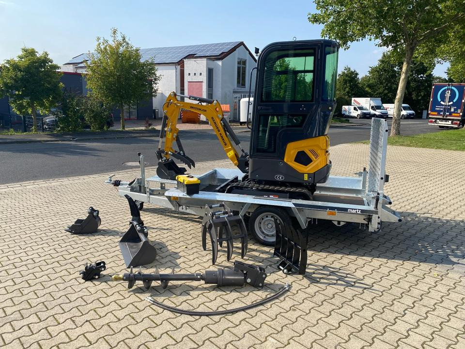 Minibagger BK1250KJSR + Tieflader + Zubehör *INKL.19% MWST*BERGER KRAUS*VERSTELLFAHRWERK* KUBOTA*SOFORT!* - Μίνι εκσκαφέας: φωτογραφία 4 Minibagger BK1250KJSR + Tieflader + Zubehör *INKL.19% MWST*BERGER KRAUS*VERSTELLFAHRWERK* KUBOTA*SOFORT!* - Μίνι εκσκαφέας: φωτογραφία 4