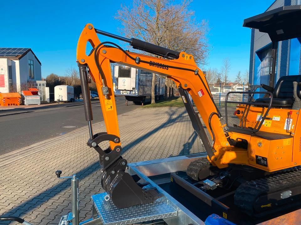 Μίνι εκσκαφέας, Τρέιλερ Minibagger BK1500JS + Anhänger *INKL.19% MWST*BERGER KRAUS*KUBOTA*JOYSTICK*ZUBEHÖRPAKET*SOFORT!*: φωτογραφία 7
