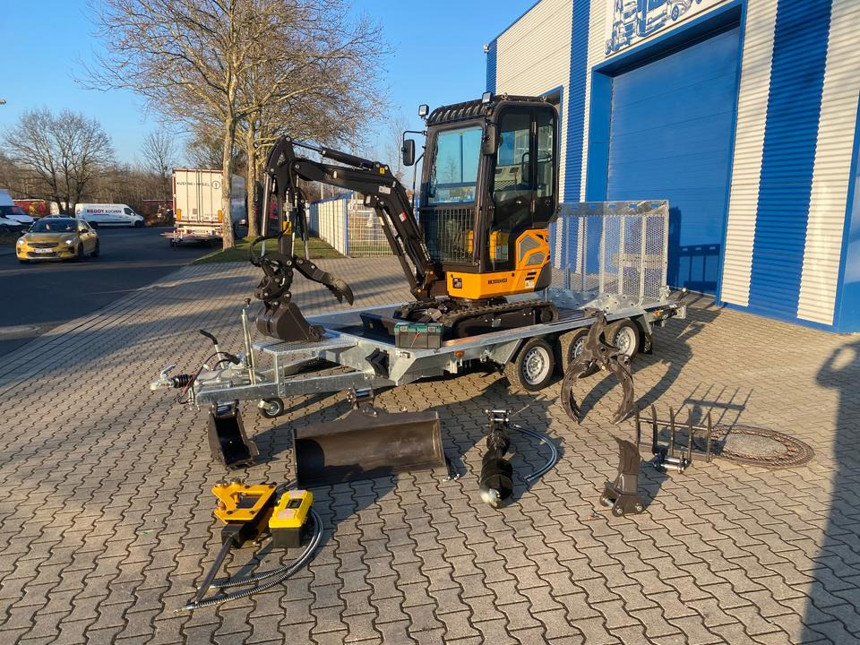 Minibagger BK2000NKSR + Tieflader + Zubehör *INKL.19% MWST*BERGER KRAUS*KUBOTA* KLIMA*SCHWENKARM*VERSTELLFAHRWERK* - Μίνι εκσκαφέας: φωτογραφία 1 Minibagger BK2000NKSR + Tieflader + Zubehör *INKL.19% MWST*BERGER KRAUS*KUBOTA* KLIMA*SCHWENKARM*VERSTELLFAHRWERK* - Μίνι εκσκαφέας: φωτογραφία 1