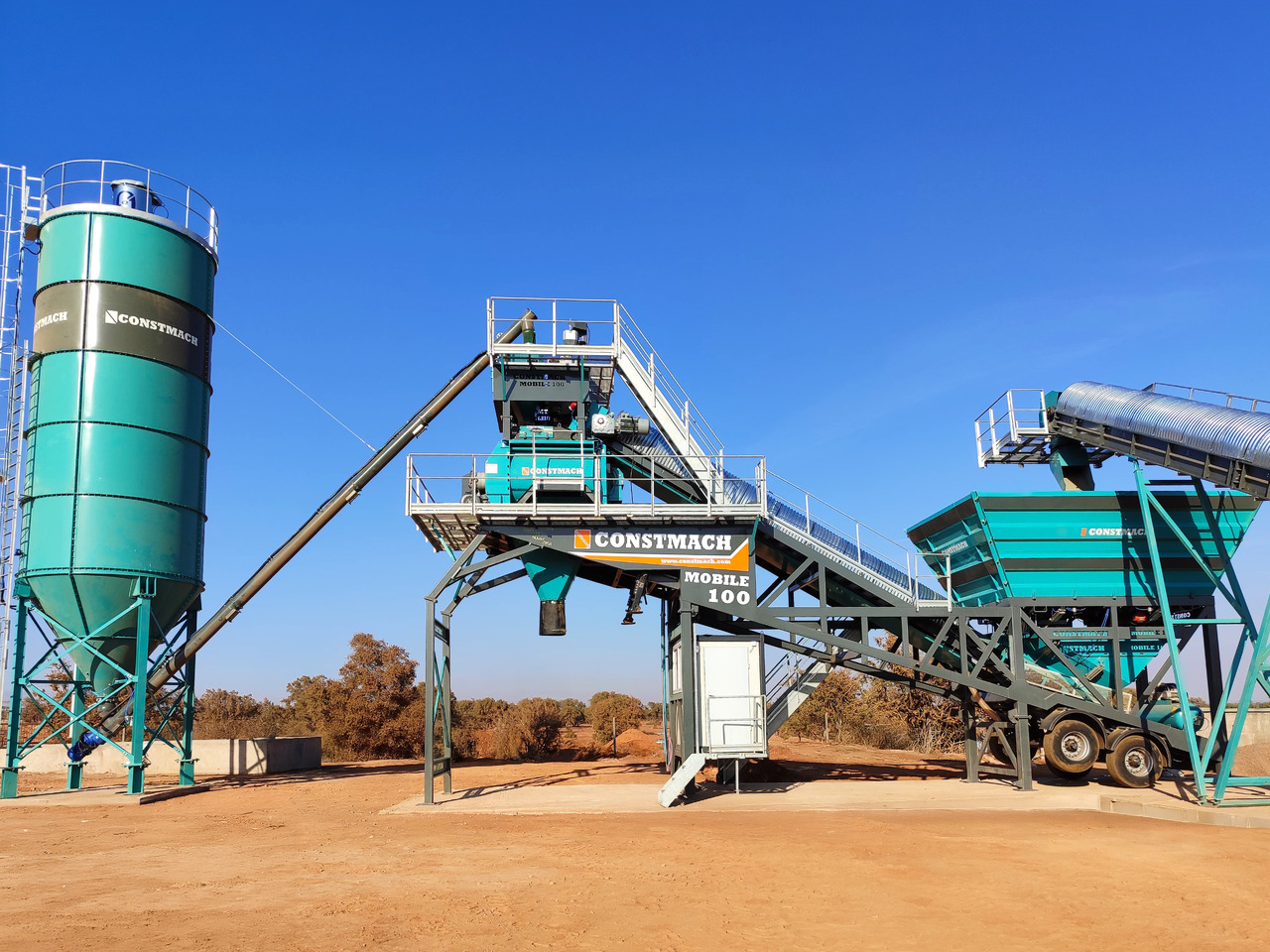 Constmach Centrale à Béton Mobile de 100 m³/h - Εργοστάσιο σκυροδέματος: φωτογραφία 4 Constmach Centrale à Béton Mobile de 100 m³/h - Εργοστάσιο σκυροδέματος: φωτογραφία 4