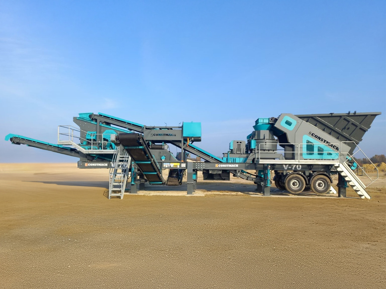 Constmach Mobiler Brecher mit vertikaler Welle und einer Kapazität von 200 t/h - Κινητός σπαστήρας: φωτογραφία 1 Constmach Mobiler Brecher mit vertikaler Welle und einer Kapazität von 200 t/h - Κινητός σπαστήρας: φωτογραφία 1