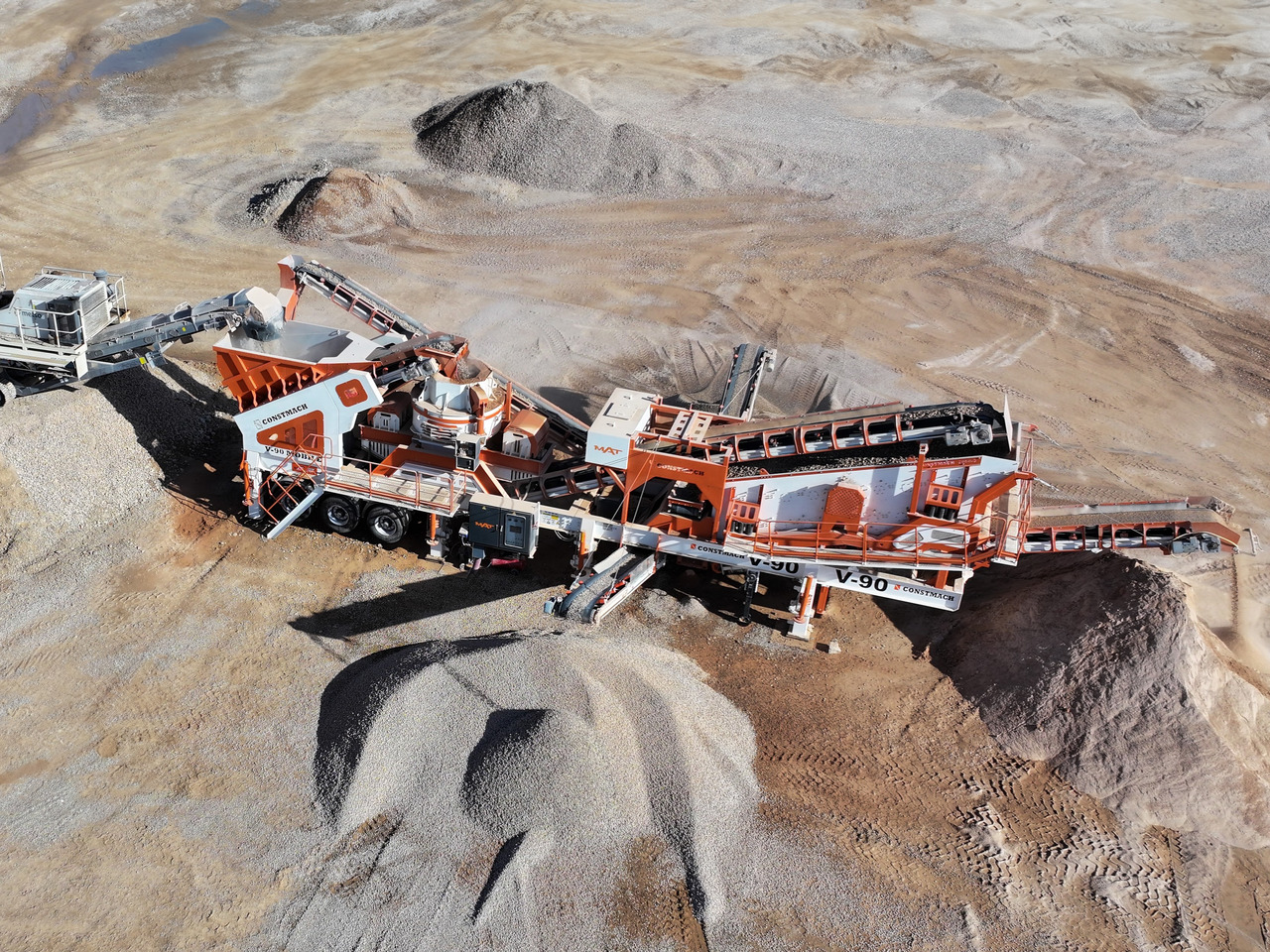 Constmach Mobiler Prallbrecher mit vertikaler Welle und einer Kapazität von 250 t/h - Κινητός σπαστήρας: φωτογραφία 3 Constmach Mobiler Prallbrecher mit vertikaler Welle und einer Kapazität von 250 t/h - Κινητός σπαστήρας: φωτογραφία 3