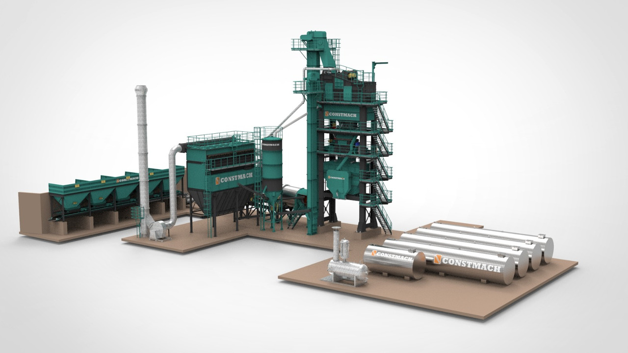 Constmach Stationary Asphalt Plant Delivered in Stock 2 Year Warranty - Εργοστάσιο ασφάλτου: φωτογραφία 1 Constmach Stationary Asphalt Plant Delivered in Stock 2 Year Warranty - Εργοστάσιο ασφάλτου: φωτογραφία 1