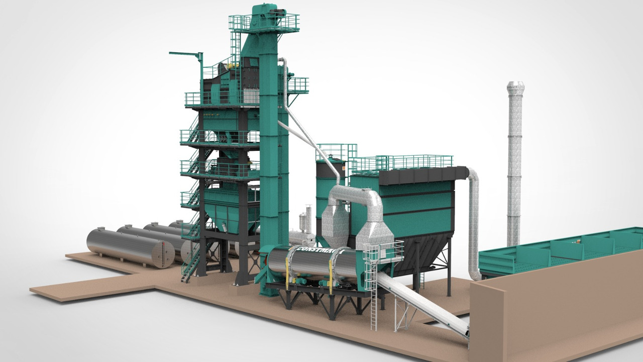 Constmach Stationary Asphalt Plant Delivered in Stock 2 Year Warranty - Εργοστάσιο ασφάλτου: φωτογραφία 2 Constmach Stationary Asphalt Plant Delivered in Stock 2 Year Warranty - Εργοστάσιο ασφάλτου: φωτογραφία 2