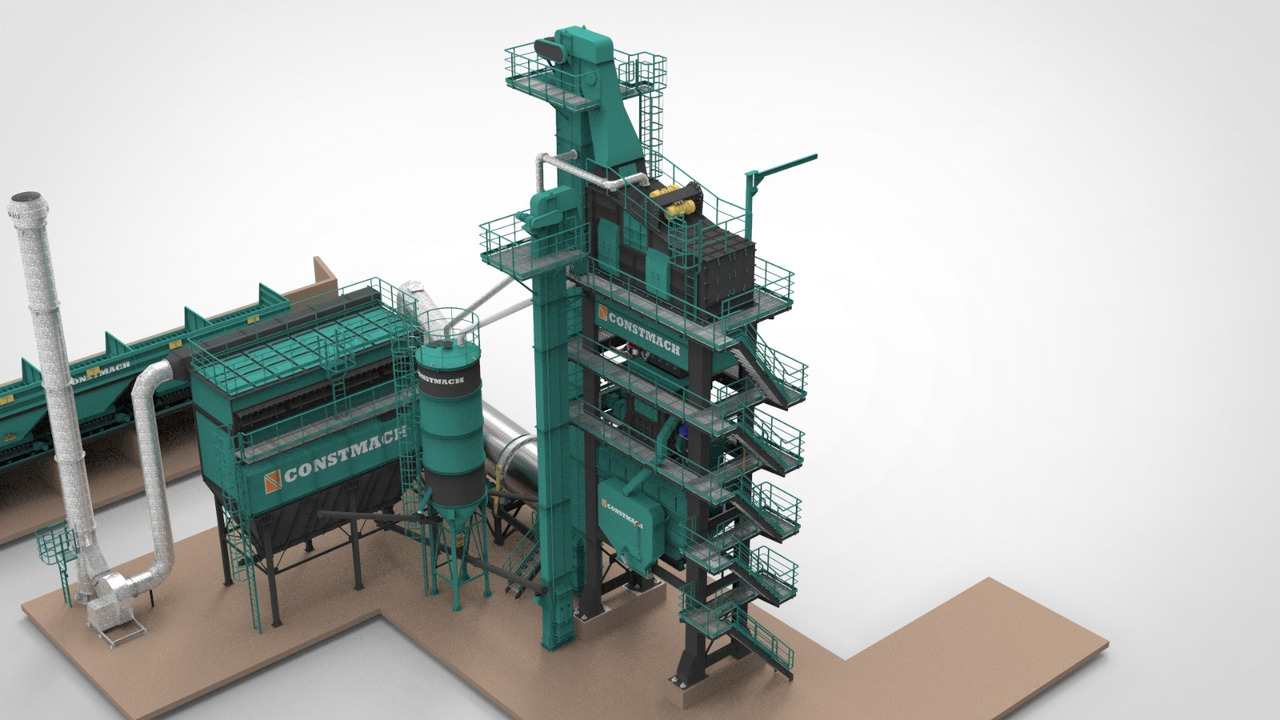 Νέα Εργοστάσιο ασφάλτου Constmach Stationary Asphalt Plant Delivered in Stock 2 Year Warranty: φωτογραφία 8