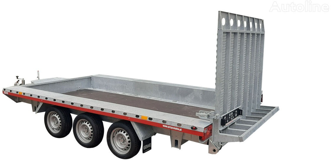 Gewe Przyczepa pod minikoparkę 4x1,8m - 3osiowa, B3500 E/1 - Τρέιλερ μεταφοράς μηχανημάτων: φωτογραφία 5 Gewe Przyczepa pod minikoparkę 4x1,8m - 3osiowa, B3500 E/1 - Τρέιλερ μεταφοράς μηχανημάτων: φωτογραφία 5