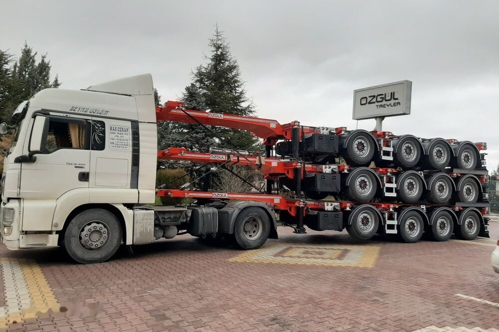 Özgül 4 AXLE HIGH CUBE CONTAINER CARRIER - Επικαθήμενο μεταφοράς εμπορευματοκιβωτίων/ Κινητό αμάξωμα: φωτογραφία 1 Özgül 4 AXLE HIGH CUBE CONTAINER CARRIER - Επικαθήμενο μεταφοράς εμπορευματοκιβωτίων/ Κινητό αμάξωμα: φωτογραφία 1