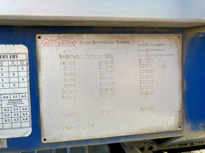 Επικαθήμενο πλατφόρμα/ Καρότσα Nooteboom 0VB-102-06 Ballast Trailer: φωτογραφία 15