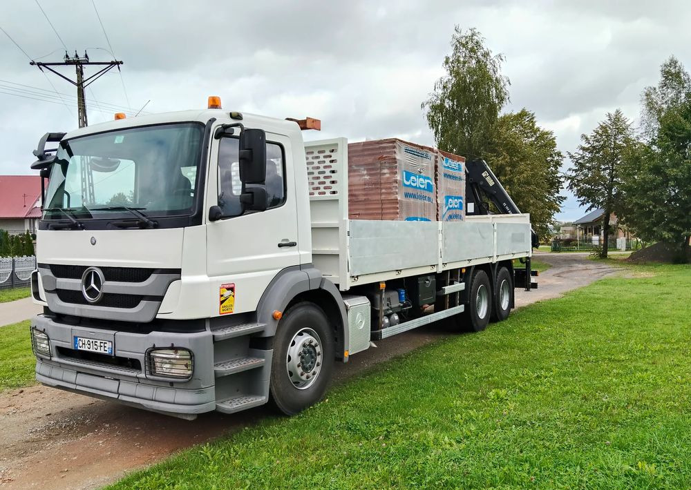 Mercedes-Benz ACTROS 2633 - Φορτηγό με ανοιχτή καρότσα, Φορτηγό με γερανό: φωτογραφία 1 Mercedes-Benz ACTROS 2633 - Φορτηγό με ανοιχτή καρότσα, Φορτηγό με γερανό: φωτογραφία 1