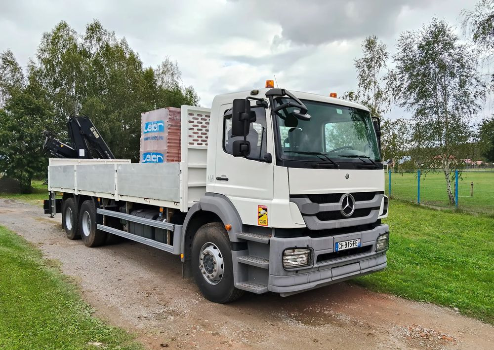 Mercedes-Benz ACTROS 2633 - Φορτηγό με ανοιχτή καρότσα, Φορτηγό με γερανό: φωτογραφία 2 Mercedes-Benz ACTROS 2633 - Φορτηγό με ανοιχτή καρότσα, Φορτηγό με γερανό: φωτογραφία 2