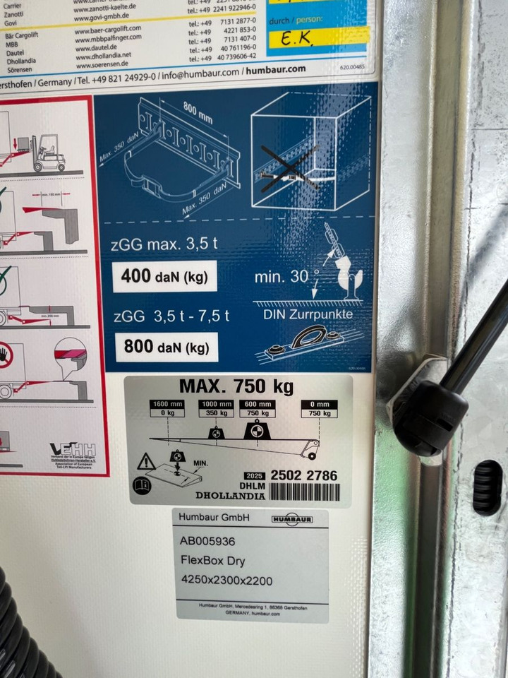 Μίσθωση  Renault MASTER HUMBAUR KOFFER Renault MASTER HUMBAUR KOFFER: φωτογραφία 11