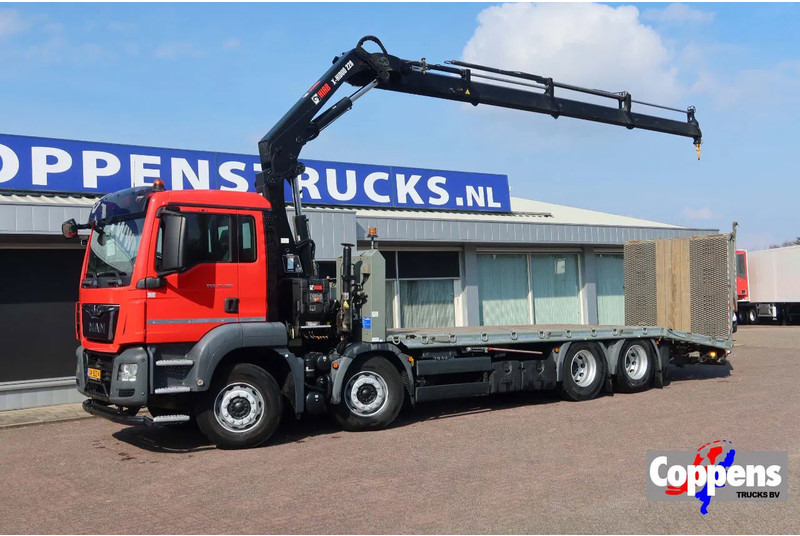 MAN TGS 35.360 8x2 Oprijwagen + HIAB 228 E 3 kraan. Radio grafisch + winch - Φορτηγό αυτοκινητάμαξα, Φορτηγό με γερανό: φωτογραφία 1 MAN TGS 35.360 8x2 Oprijwagen + HIAB 228 E 3 kraan. Radio grafisch + winch - Φορτηγό αυτοκινητάμαξα, Φορτηγό με γερανό: φωτογραφία 1