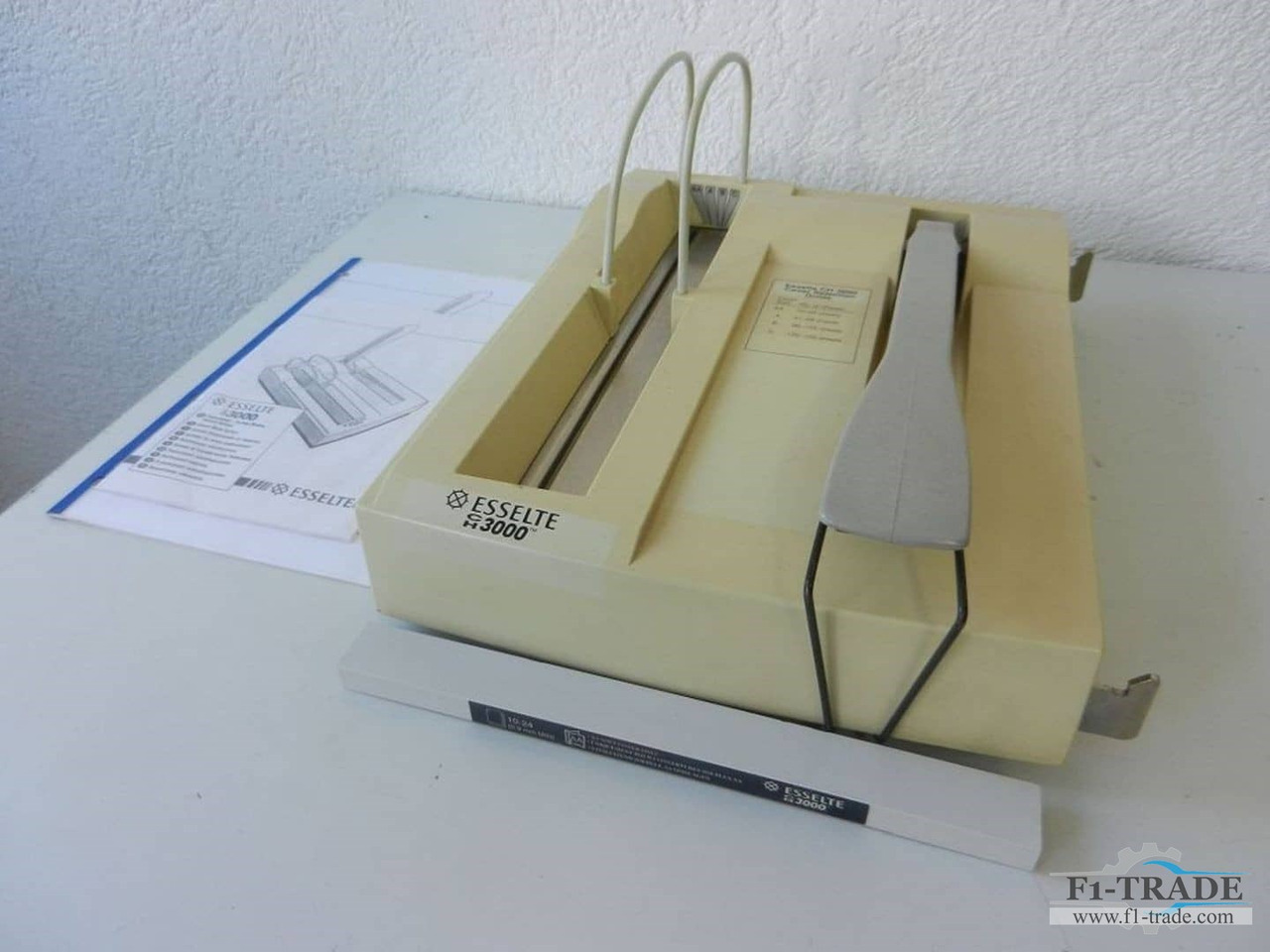 Μηχανή βιβλιοδεσίας Esselte 3000: φωτογραφία 6