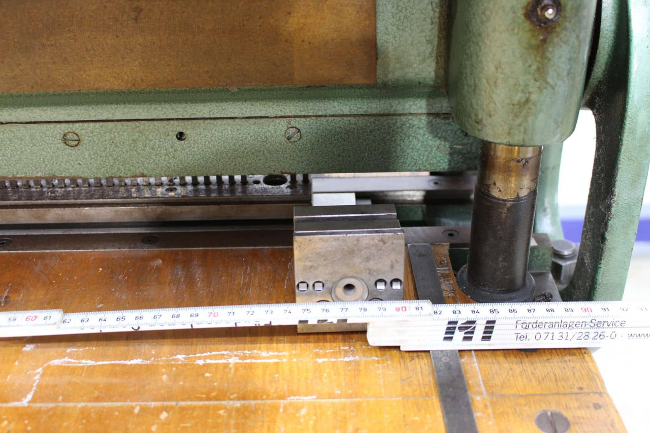 W. Kroll Gartenberg K80 - Μηχανή κοπής χαρτιού: φωτογραφία 5 W. Kroll Gartenberg K80 - Μηχανή κοπής χαρτιού: φωτογραφία 5