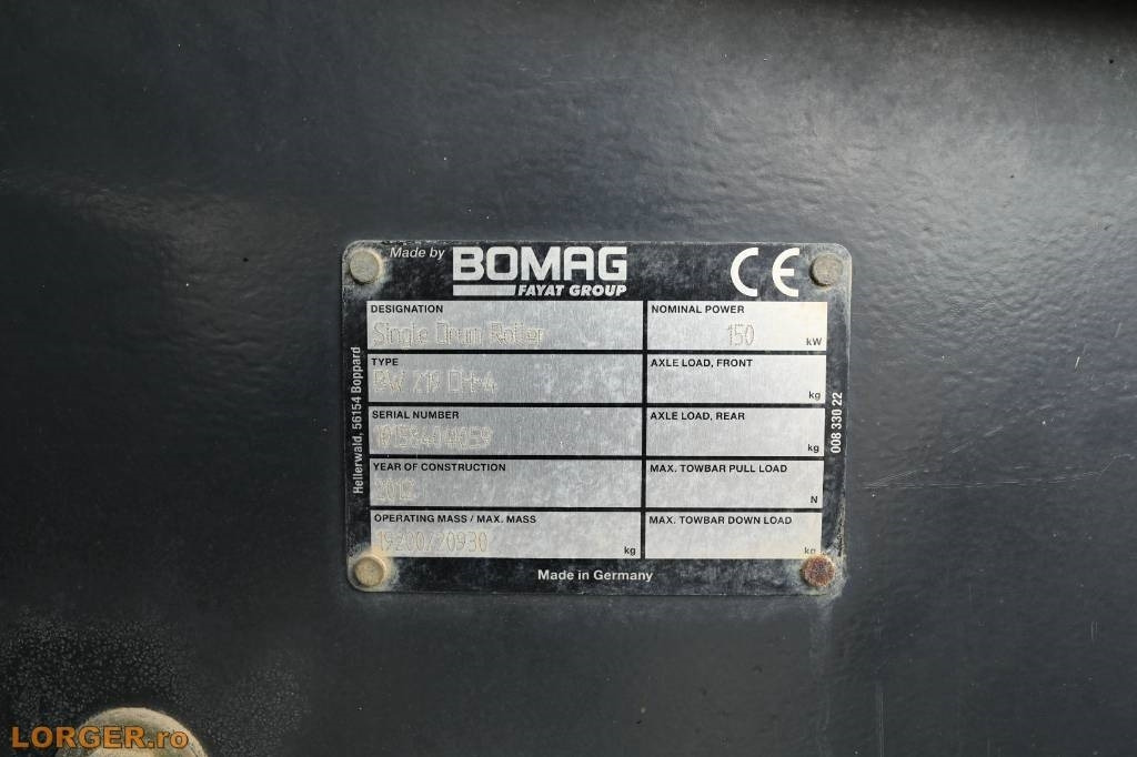 Μίσθωση Bomag BW 219 D H-4  Bomag BW 219 D H-4: φωτογραφία 15