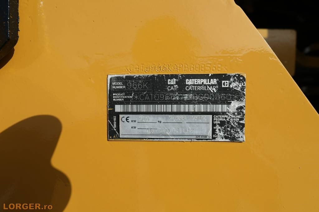 Ελαστιχοφόρος φορτωτής CAT 966 K: φωτογραφία 15 Ελαστιχοφόρος φορτωτής CAT 966 K: φωτογραφία 15