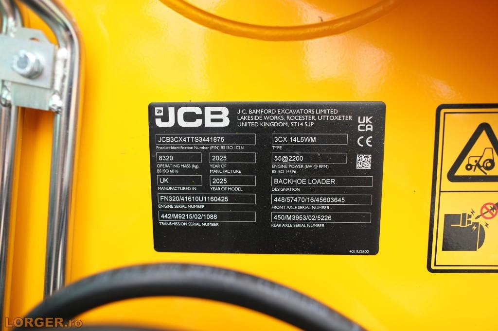 Φορτωτής εκσκαφέας JCB 3 CX - NEW: φωτογραφία 28