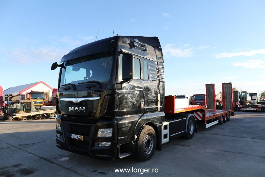 MAN TGX 18.440 4x2 BLS + Trailer Kässbohrer LB3 Lowbed - Τράκτορας: φωτογραφία 1 MAN TGX 18.440 4x2 BLS + Trailer Kässbohrer LB3 Lowbed - Τράκτορας: φωτογραφία 1