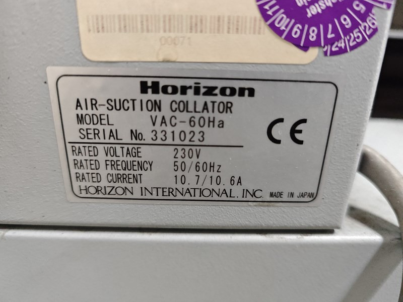 Εκτυπωτική μηχανή Horizon VAC-60Ha: φωτογραφία 6 Εκτυπωτική μηχανή Horizon VAC-60Ha: φωτογραφία 6