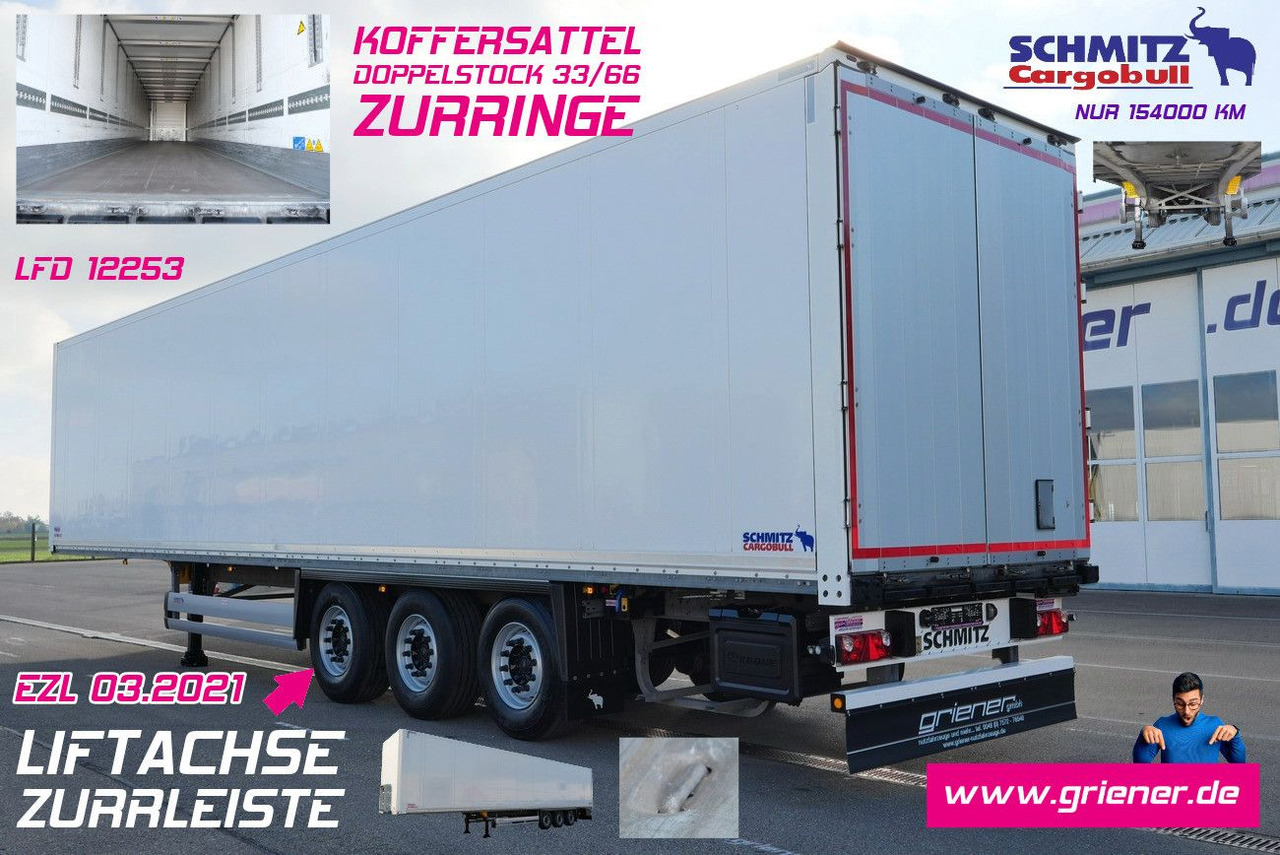 Schmitz Cargobull SKO 24/DOPPELSTOCK / 2,70/ LIFT nur 154 tsd km - Επικαθήμενο κόφα: φωτογραφία 1 Schmitz Cargobull SKO 24/DOPPELSTOCK / 2,70/ LIFT nur 154 tsd km - Επικαθήμενο κόφα: φωτογραφία 1