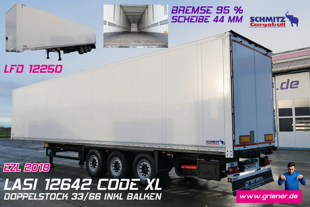 Schmitz Cargobull SKO 24/DOPPELSTOCK /  ZURRLEISTE / LASI 12642 XL - Επικαθήμενο κόφα: φωτογραφία 1 Schmitz Cargobull SKO 24/DOPPELSTOCK /  ZURRLEISTE / LASI 12642 XL - Επικαθήμενο κόφα: φωτογραφία 1