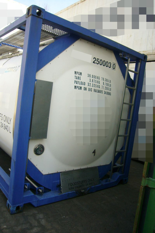 25.000 Lit V4A Foodstuff Fullframe Druckluft - Επικαθήμενο βυτίο: φωτογραφία 2 25.000 Lit V4A Foodstuff Fullframe Druckluft - Επικαθήμενο βυτίο: φωτογραφία 2