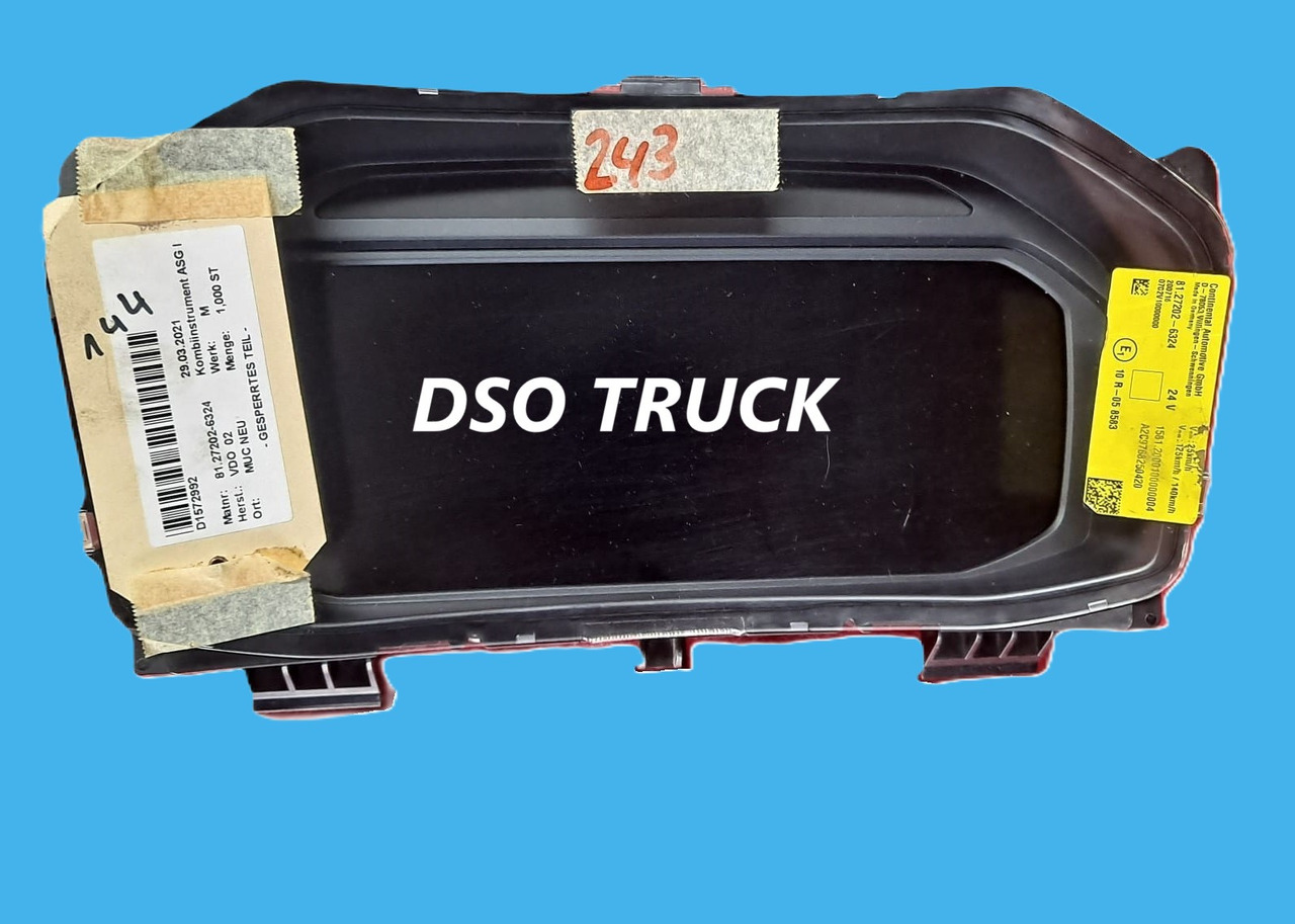 81.27202-6324 LICZNIK ZEGAR MAN 81.27202-6324 MAN Continental D-78053 - Ταμπλό αυτοκινήτου: φωτογραφία 1 81.27202-6324 LICZNIK ZEGAR MAN 81.27202-6324 MAN Continental D-78053 - Ταμπλό αυτοκινήτου: φωτογραφία 1