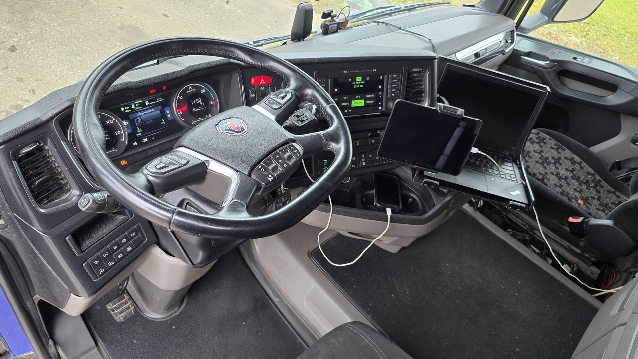 Φορτηγό ξυλείας, Φορτηγό με γερανό για τη μεταφορά ξυλείας SCANIA R450: φωτογραφία 6