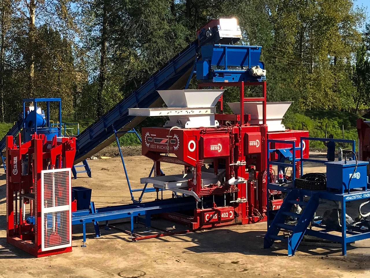 Automatic Paving Block Machine | PRS-402 - Μηχάνημα κατασκευής τσιμεντόλιθων: φωτογραφία 1 Automatic Paving Block Machine | PRS-402 - Μηχάνημα κατασκευής τσιμεντόλιθων: φωτογραφία 1