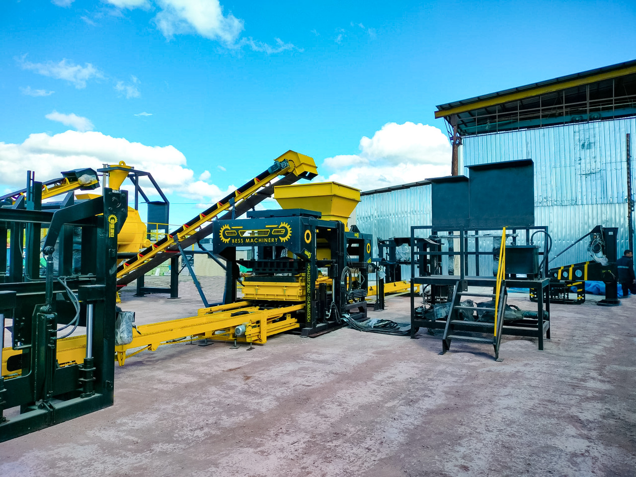 Bess Machine PRS-1200 | Automatic Concrete Block Machine - Μηχάνημα κατασκευής τσιμεντόλιθων: φωτογραφία 1 Bess Machine PRS-1200 | Automatic Concrete Block Machine - Μηχάνημα κατασκευής τσιμεντόλιθων: φωτογραφία 1