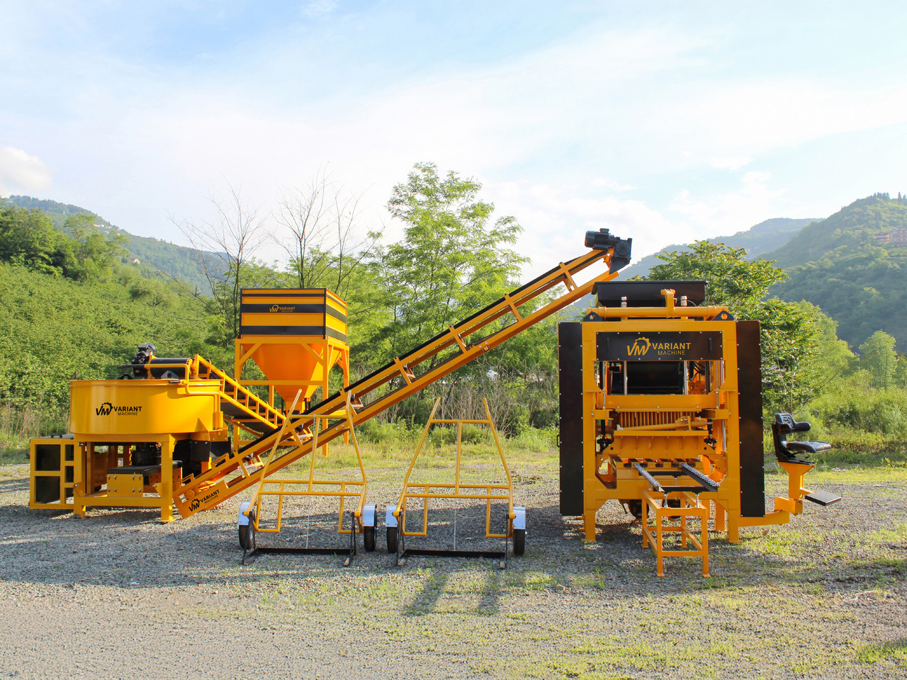 Block Macking Machine | 3.000 Concrete Block - 255 m² Paving Block | 30.000 USD - Μηχάνημα κατασκευής τσιμεντόλιθων: φωτογραφία 2 Block Macking Machine | 3.000 Concrete Block - 255 m² Paving Block | 30.000 USD - Μηχάνημα κατασκευής τσιμεντόλιθων: φωτογραφία 2