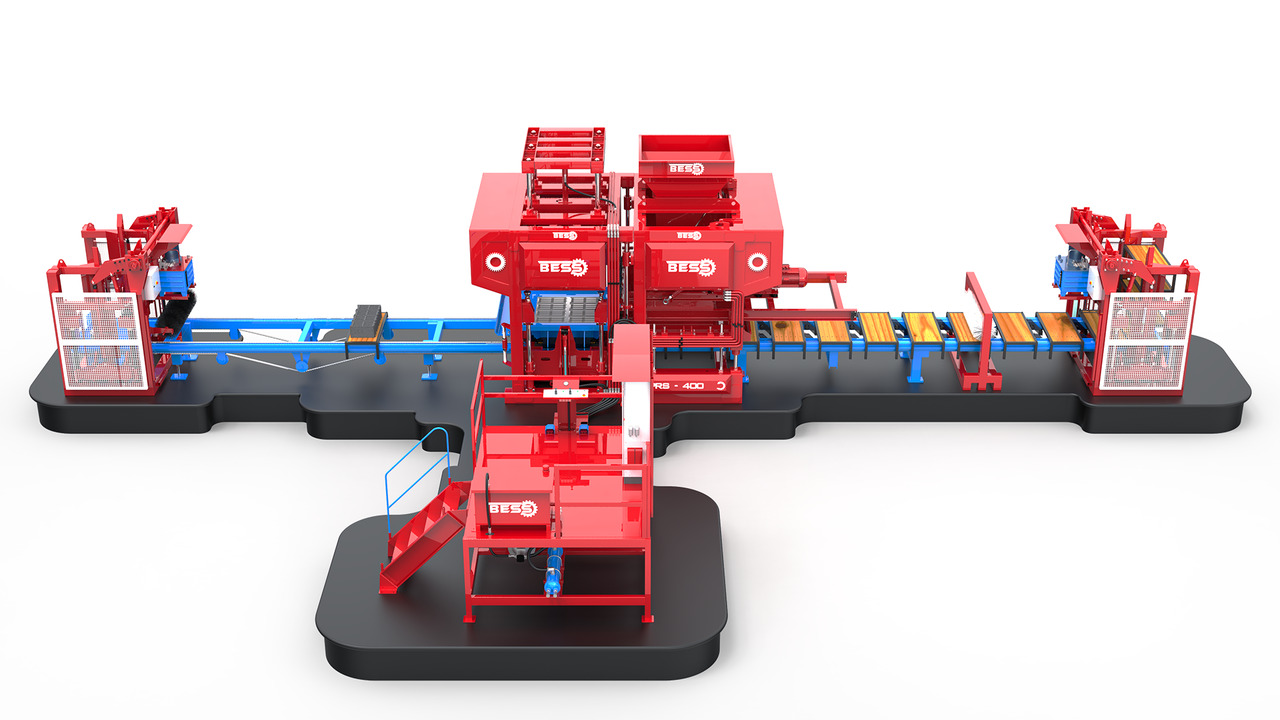 Concrete Block Machine | PRS-400 Fully Automatic - Μηχάνημα κατασκευής τσιμεντόλιθων: φωτογραφία 3 Concrete Block Machine | PRS-400 Fully Automatic - Μηχάνημα κατασκευής τσιμεντόλιθων: φωτογραφία 3
