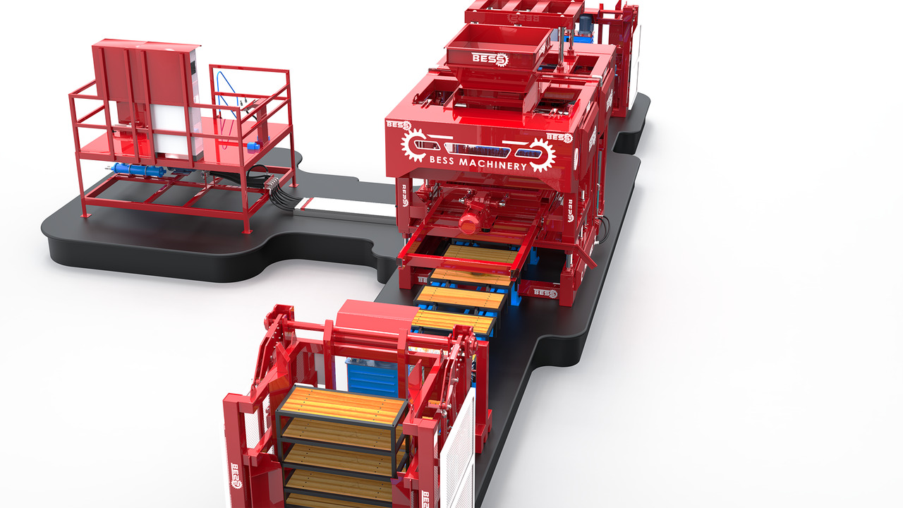 Concrete Block Machine | PRS-400 Fully Automatic - Μηχάνημα κατασκευής τσιμεντόλιθων: φωτογραφία 4 Concrete Block Machine | PRS-400 Fully Automatic - Μηχάνημα κατασκευής τσιμεντόλιθων: φωτογραφία 4