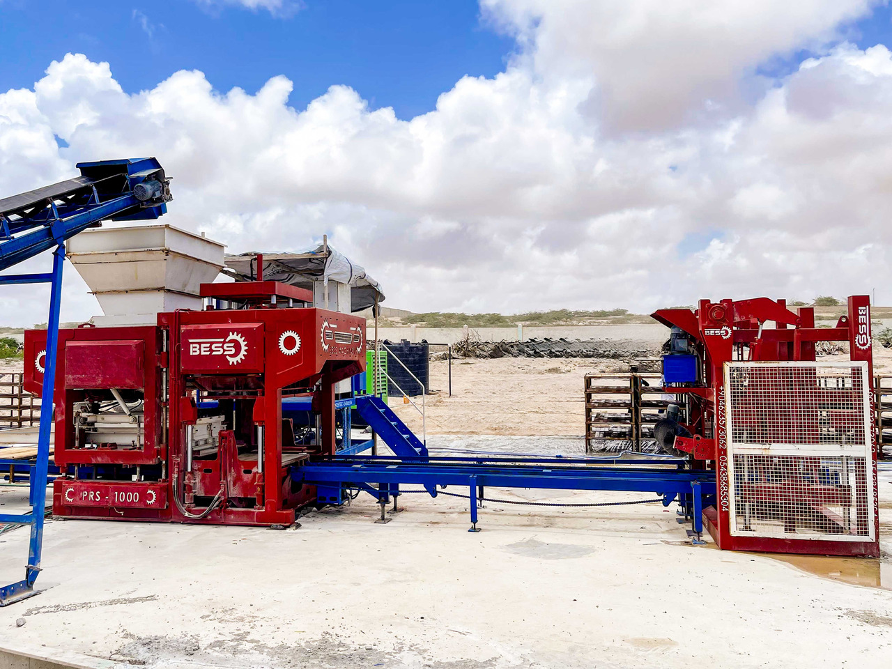 Fully Automatic Concrete Block Machine | PRS-1000 Bess Machine - Μηχάνημα κατασκευής τσιμεντόλιθων: φωτογραφία 5 Fully Automatic Concrete Block Machine | PRS-1000 Bess Machine - Μηχάνημα κατασκευής τσιμεντόλιθων: φωτογραφία 5