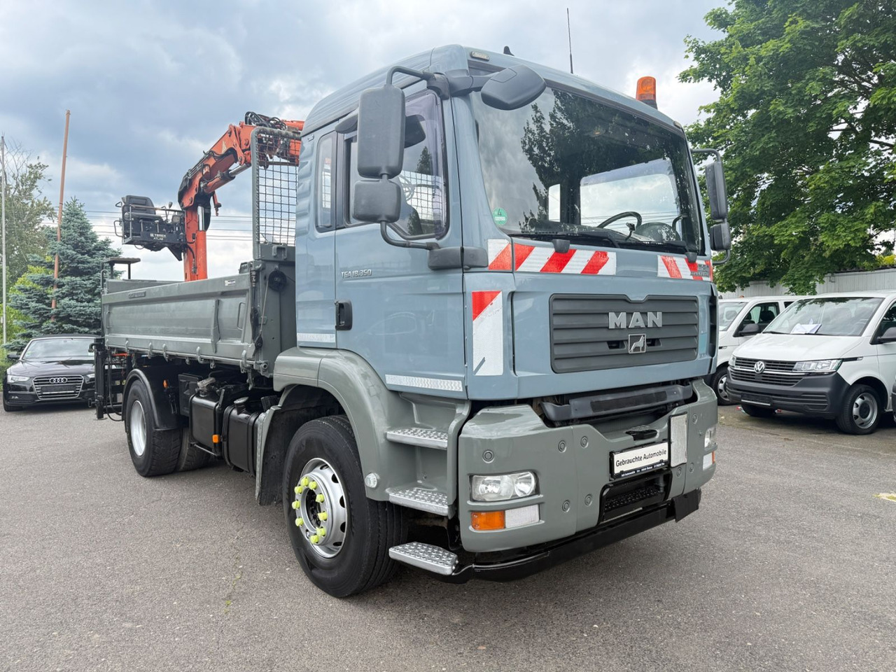 MAN TGA 18.350 Kran Terex - Φορτηγό ανατρεπόμενο, Φορτηγό με γερανό: φωτογραφία 1 MAN TGA 18.350 Kran Terex - Φορτηγό ανατρεπόμενο, Φορτηγό με γερανό: φωτογραφία 1